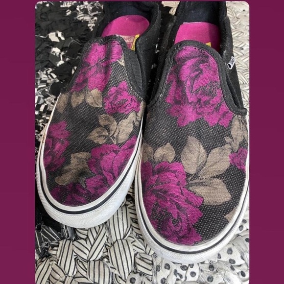 Floral Vans - Picture 1 of 3